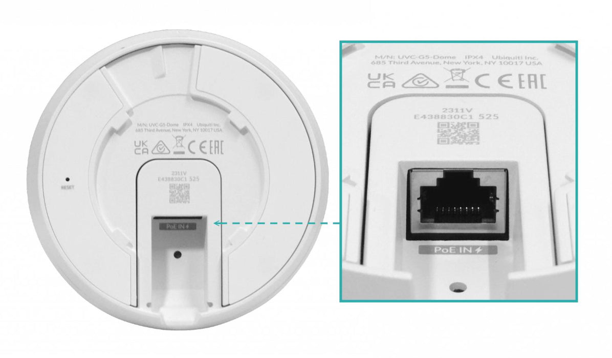Cámara de Seguridad UBIQUITI Domo 2K IK08 Clickbox