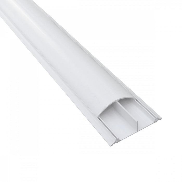 Canaleta de Piso Blanca 100x25mm PVC Clickbox