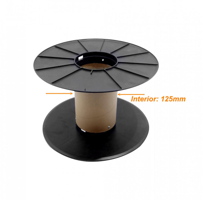 Carrete de cartón vacío para manejo de bobinas de Clickbox