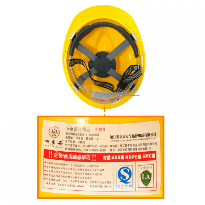Casco de Seguridad Amarillo Clickbox