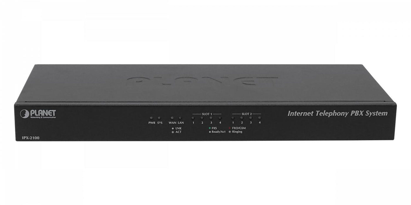 Centralita IPX-2100 para telefonía IP y Clickbox