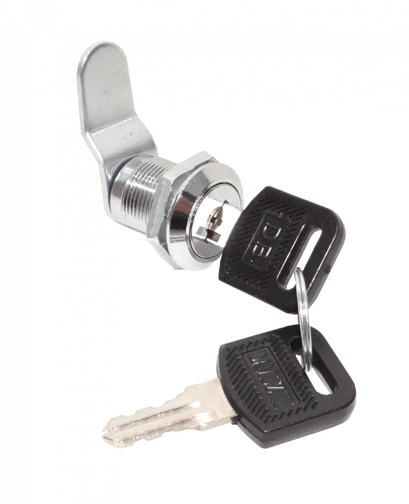 Cerradura Chapa Redonda para Racks Clickbox