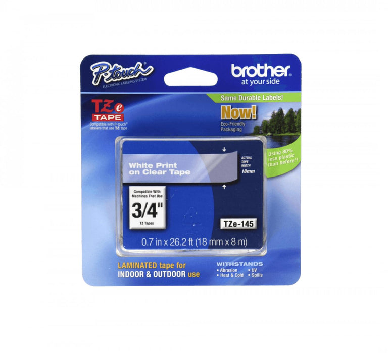 Cinta adhesiva Brother 18mm blanco Clickbox