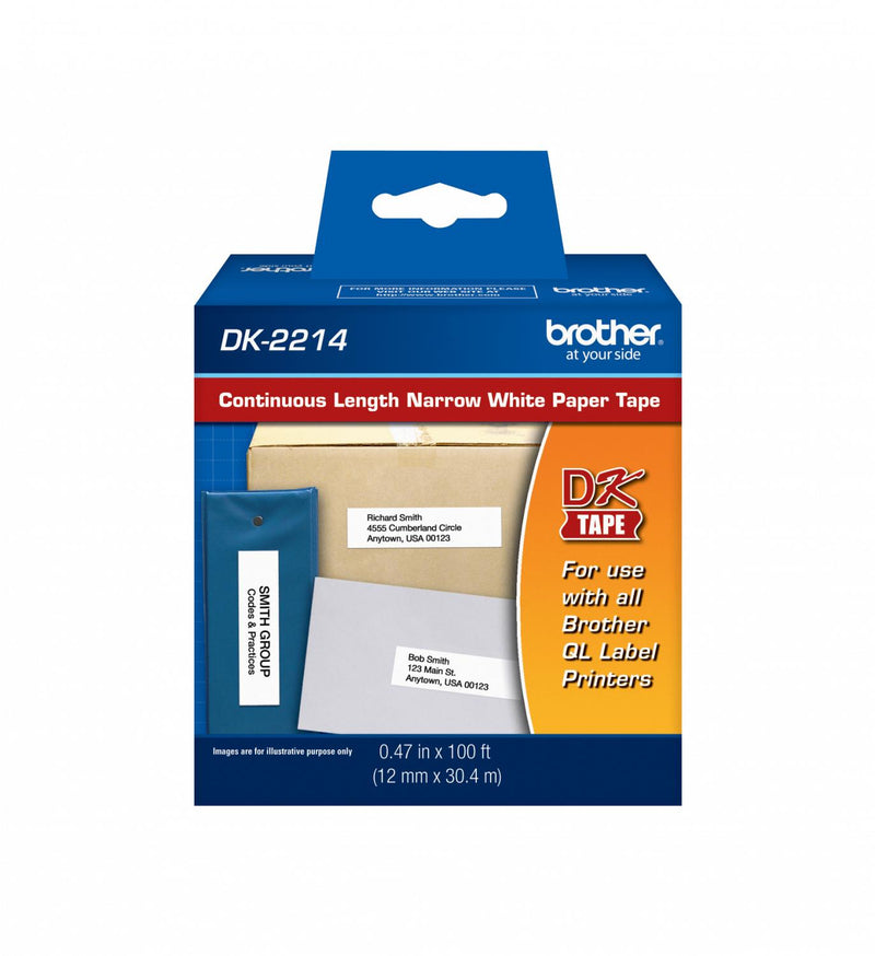 Cinta adhesiva continua Brother 12mm x 30,4mt Clickbox