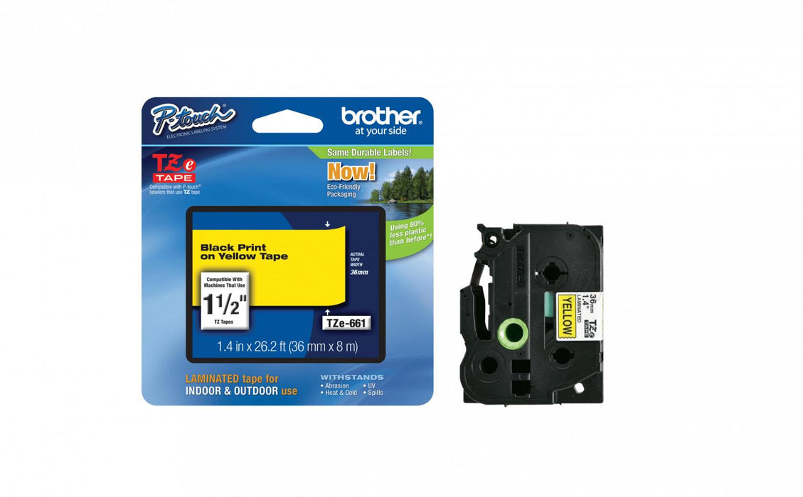 Cinta Brother 36mm Negro en Fondo Clickbox