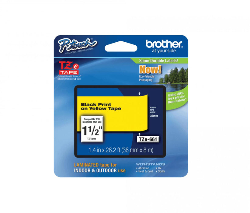 Cinta Brother 36mm Negro en Fondo Clickbox