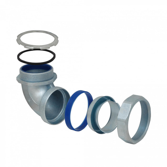 Codo prensa estopa 3" para aislación Clickbox