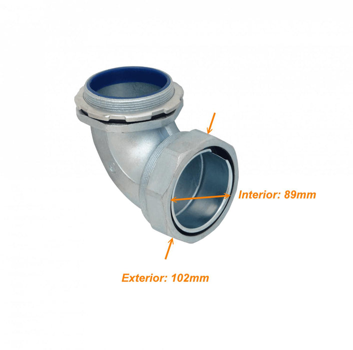 Codo prensa estopa 3" para aislación Clickbox