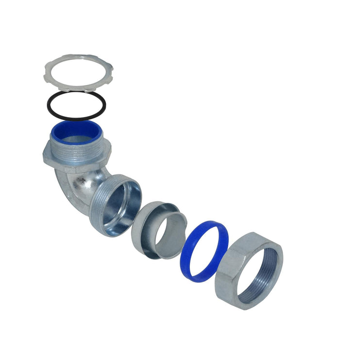 Codo prensa estopa 50mm para aislación Clickbox