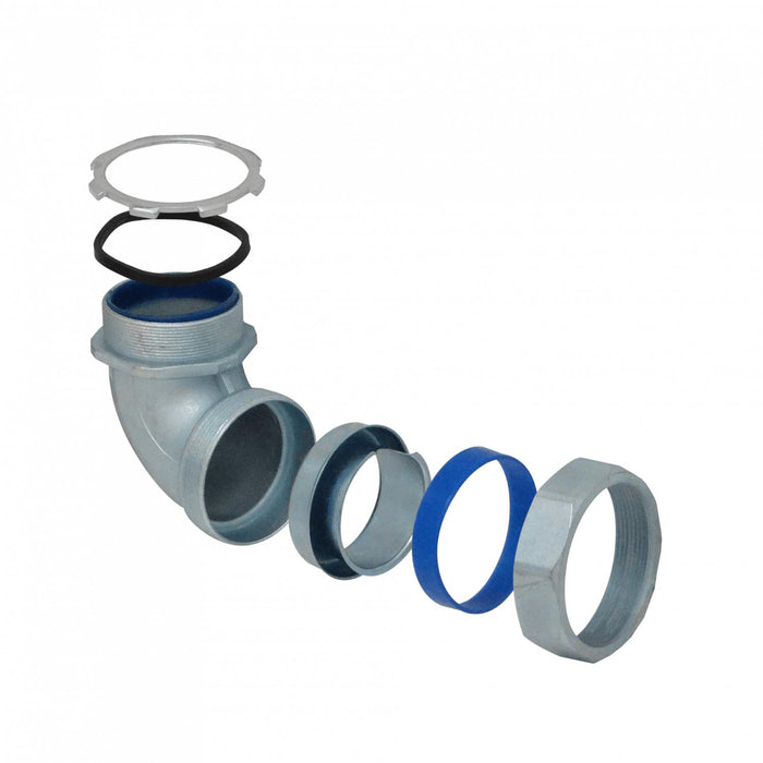 Codo prensa estopa 63mm para aislación Clickbox