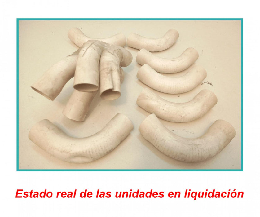 Codo PVC 40mm para tubo Conduit Clickbox