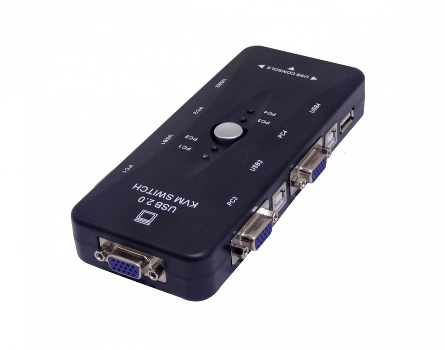 Concentrador USB/VGA KVM-4-USB2.0 Clickbox