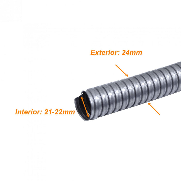 Conducto Flexible Metálico 25mm 40m Clickbox