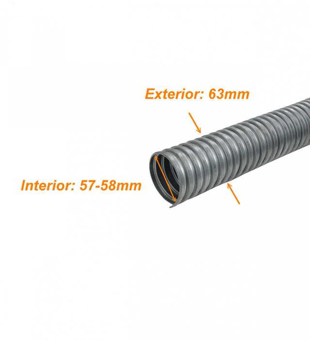 Conduit flexible metálico 63mm, 20mts Clickbox