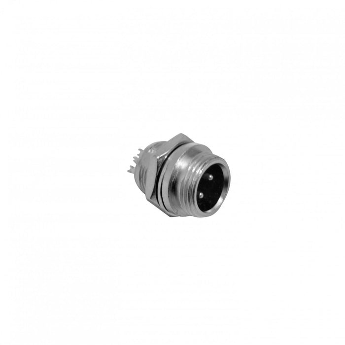 Conector Chasis Macho GX12MC-2 Soldable Clickbox