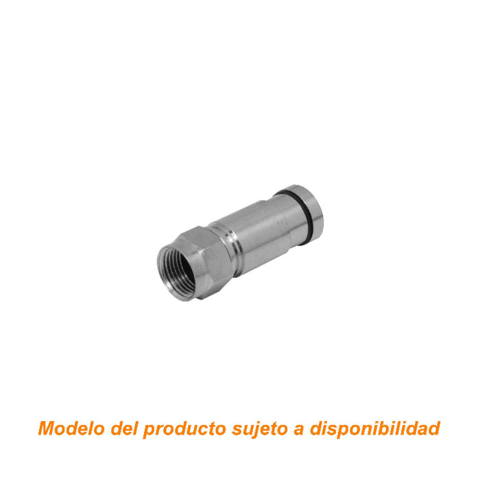 Conector F-Macho RG6 para Cable Coaxial Clickbox