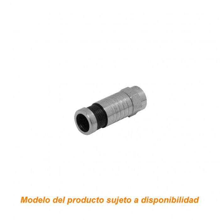 Conector F-Macho RG6 para Cable Coaxial Clickbox