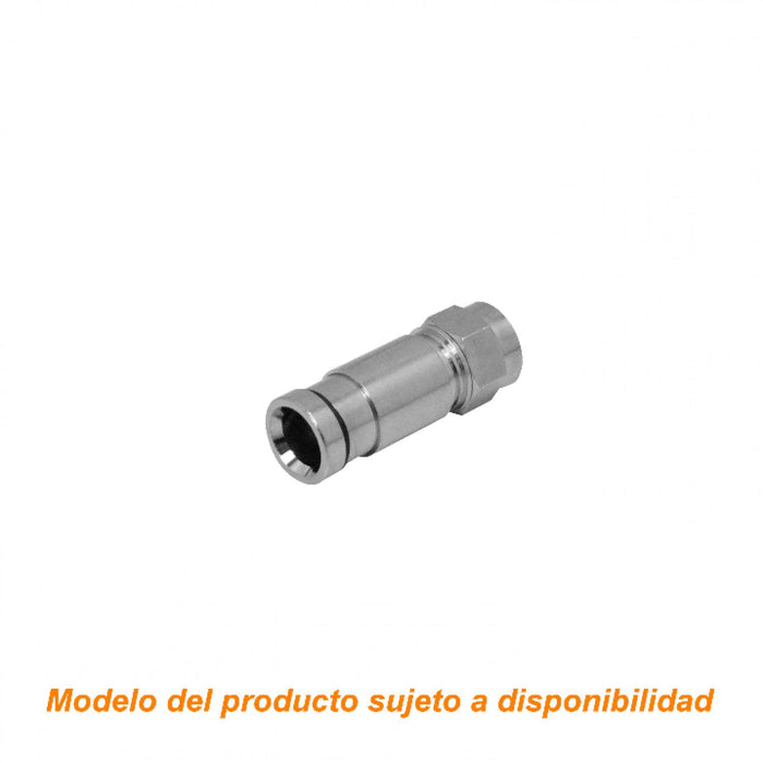 Conector F-Macho RG6 para Cable Coaxial Clickbox