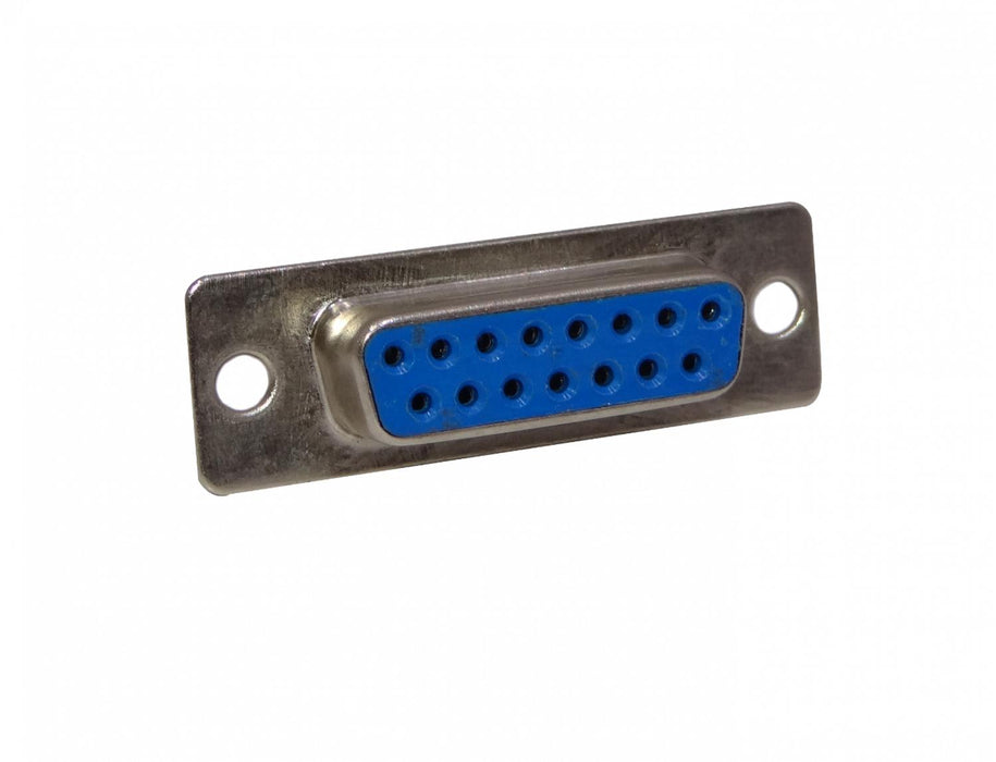 Conector hembra DB15 de 15 pines para soldar sin Clickbox