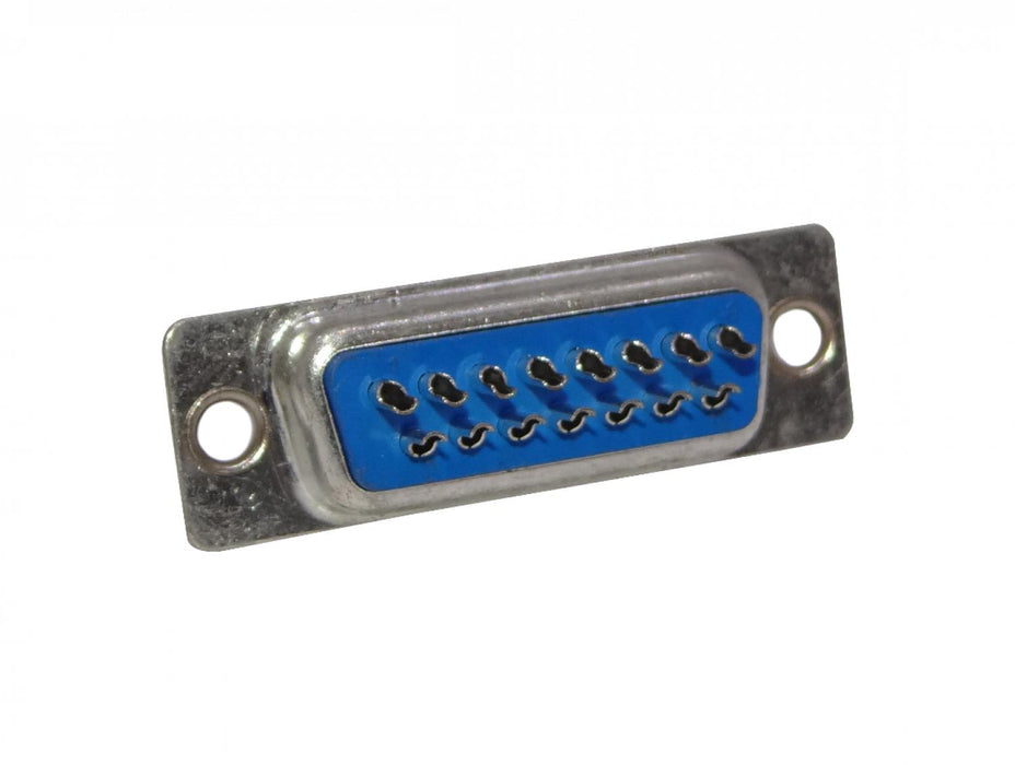 Conector hembra DB15 de 15 pines para soldar sin Clickbox