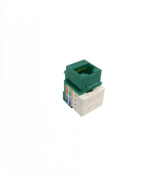 Conector Keystone LINKMADE Verde Cat5E U/UTP Clickbox