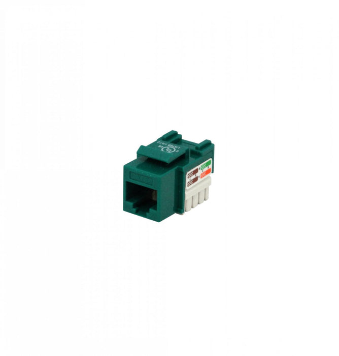 Conector Keystone LINKMADE Verde Cat5E U/UTP Clickbox