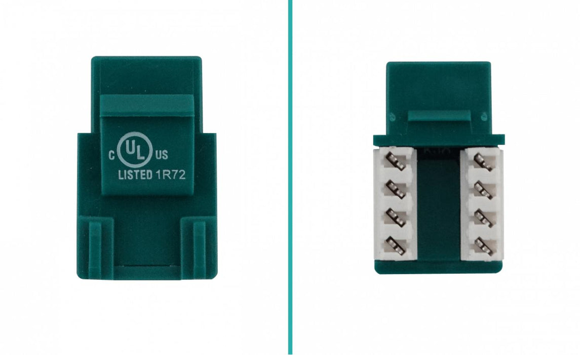 Conector Keystone LINKMADE Verde Cat5E U/UTP Clickbox