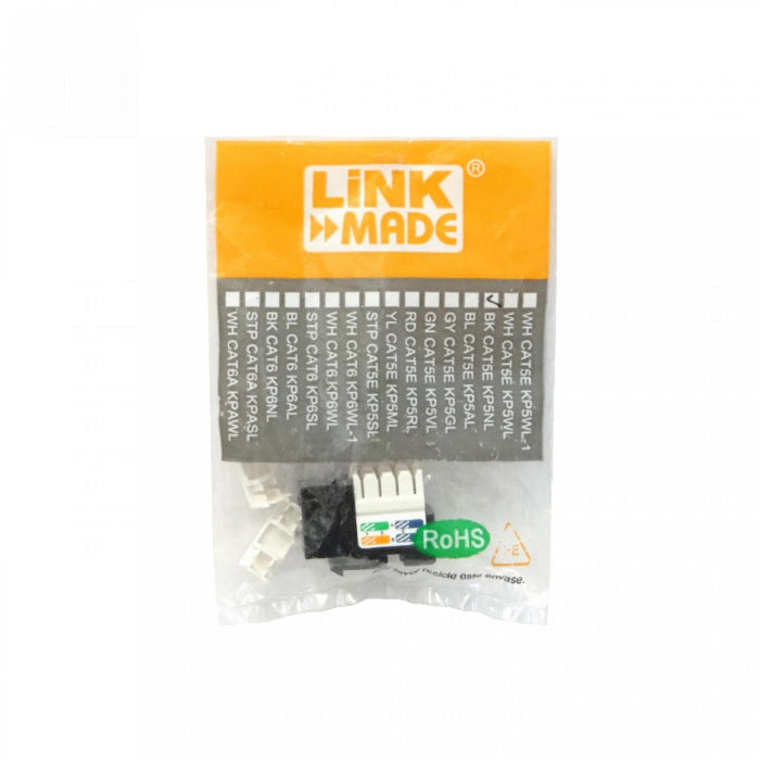 Conector Keystone Punchable Cat5E U/UTP Clickbox