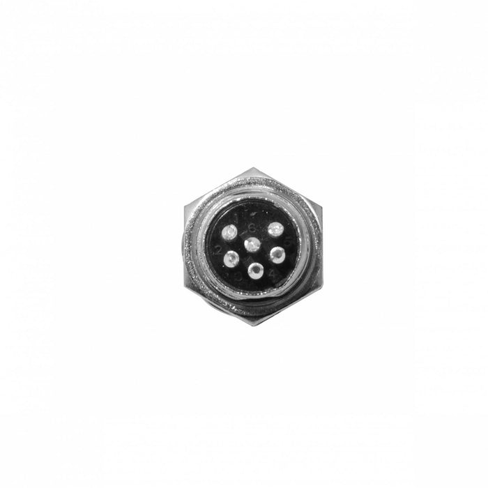 Conector Macho Chasis 6 Pines GX12 Clickbox