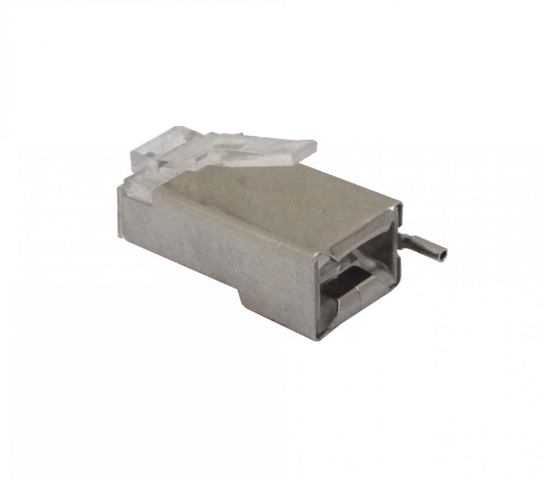 Conector RJ45 Macho Blindado 10 Unidades Clickbox