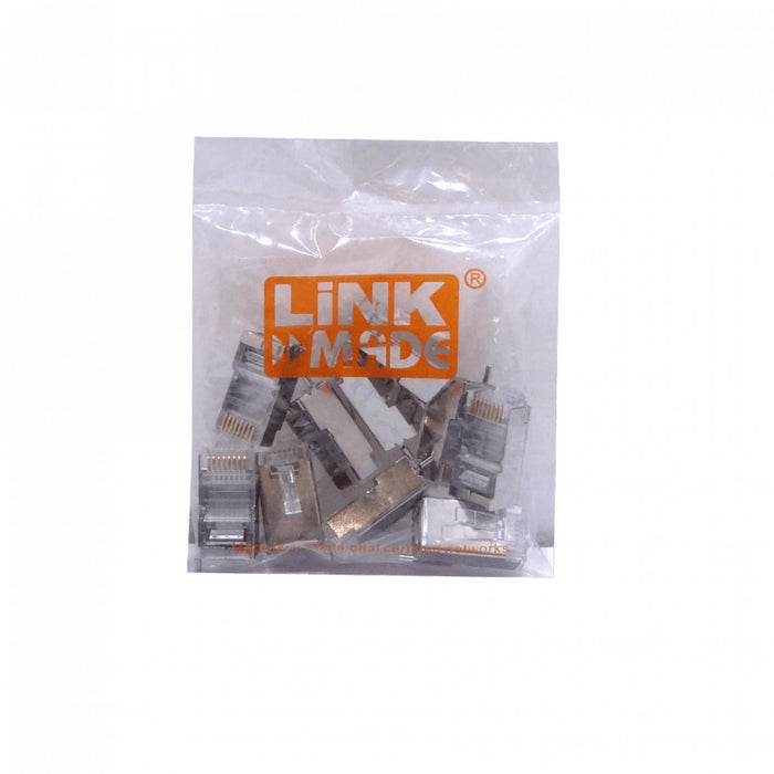 Conector RJ45 Macho Blindado 10 Unidades Clickbox
