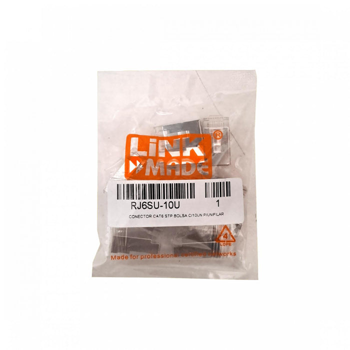 Conector RJ45 Metálico Cat6 FTP STP, 10 Clickbox