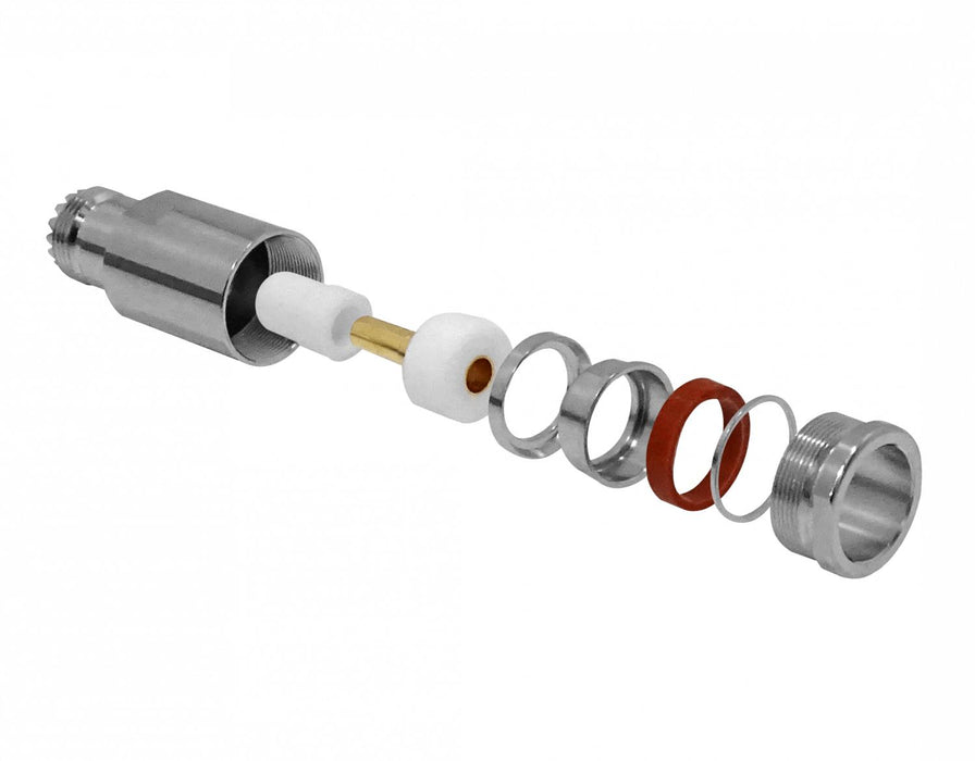 Conector UHF-Hembra LMR600 PL259 para conexiones Clickbox