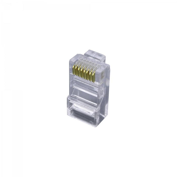Conectores RJ45 para cable CAT5, bolsa con 100 Clickbox