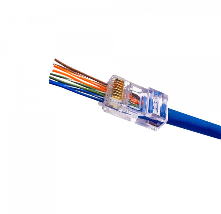 Conectores RJ45 CAT6 UTP para cable Clickbox