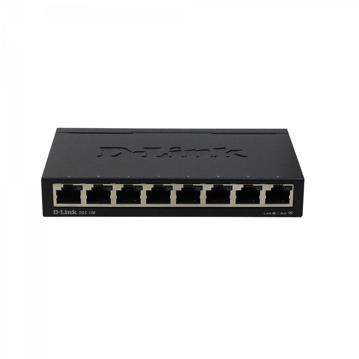 Switch Gigabit D-LINK de Metal Compacto 8 Clickbox