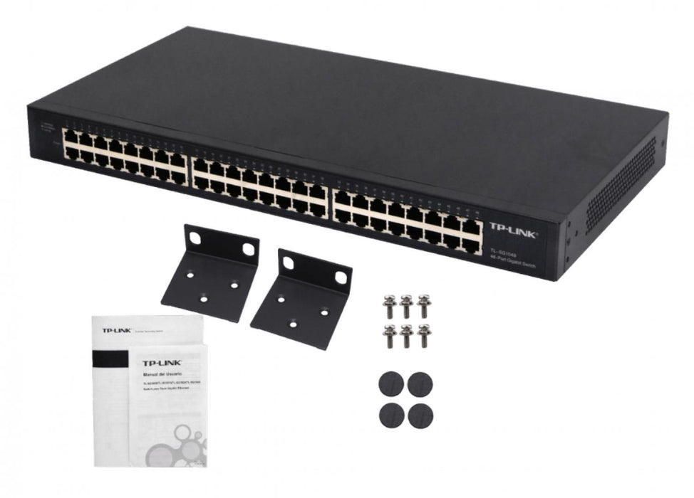 Switch Gigabit no Administrable de 48 Puertos Clickbox
