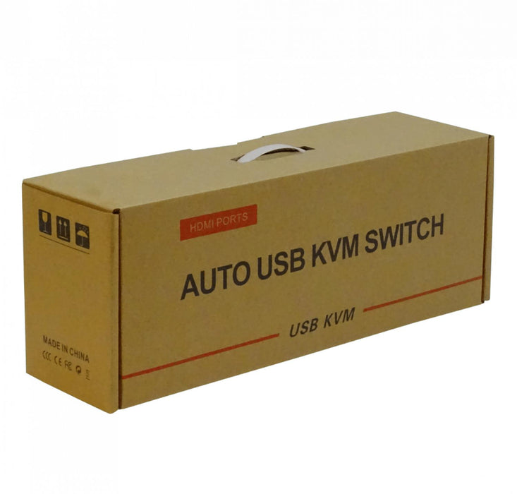 Switch KVM 8 puertos HDMI y USB con cables Clickbox