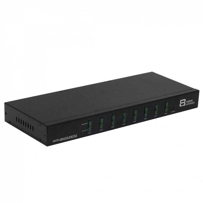 Switch KVM 8 puertos HDMI y USB con cables Clickbox