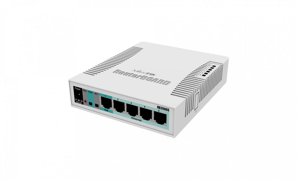 Switch MikroTik 5-1000 1-SFP SWOS Clickbox