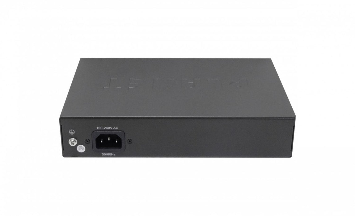 Switch PLANET 8-100-PoE+at 1-1000 1-SFP Clickbox