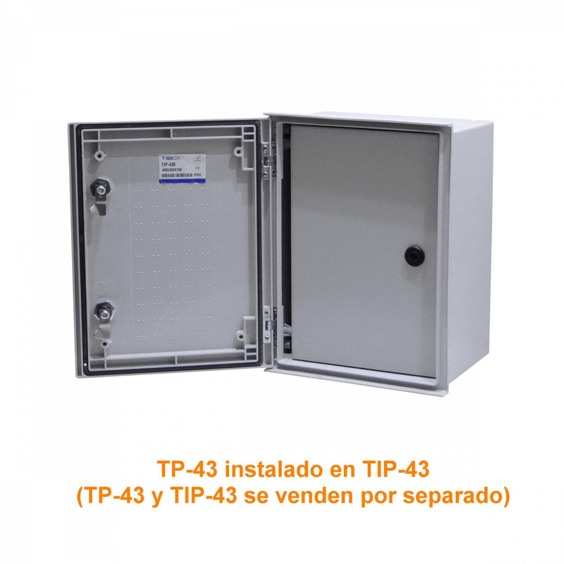 Contrapuerta metálica para gabinete TIBOX Clickbox