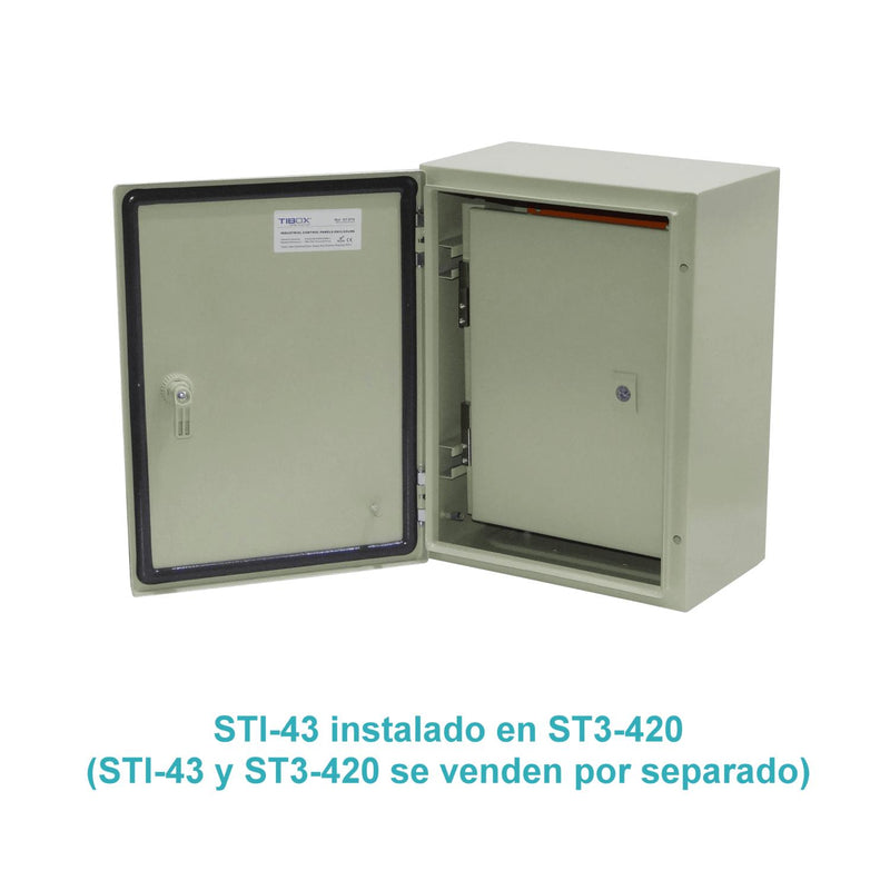 Contratapa para Tablero Eléctrico para Tablero ST3-420 TIBOX