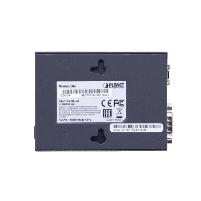Convertidor Ethernet PLANET 1-SFP-100 1-DB9-M Clickbox