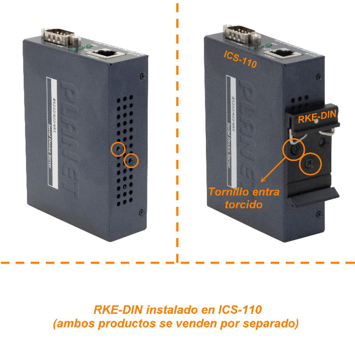 Convertidor Ethernet RS232 RS485/422 con 1 puerto Clickbox