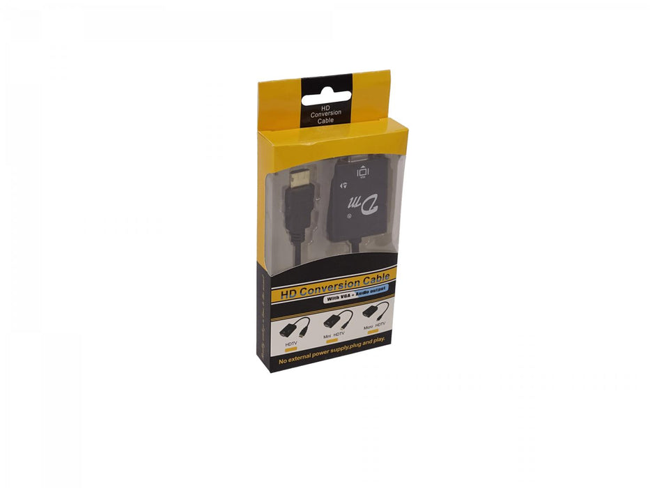 Convertidor de Video HDMI a VGA con Salida de Clickbox