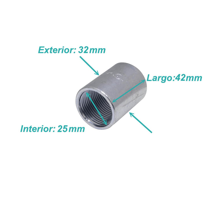 Copla Zincada 3/4" Largo 42mm Hilo Clickbox