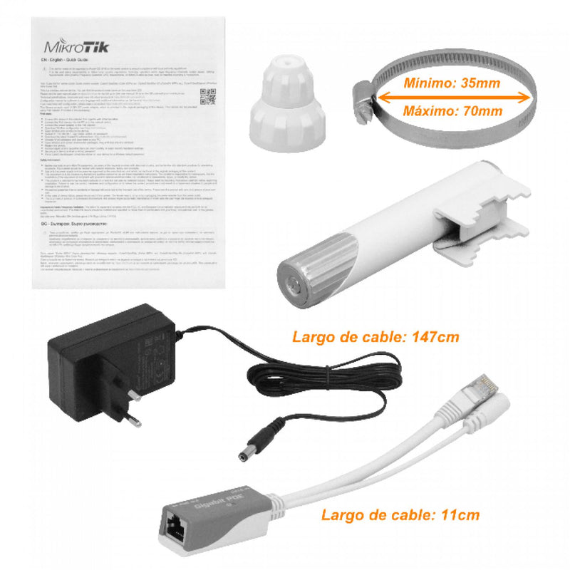 CUBESA MIKROTIK 802.11ay L4 60Ghz + Clickbox