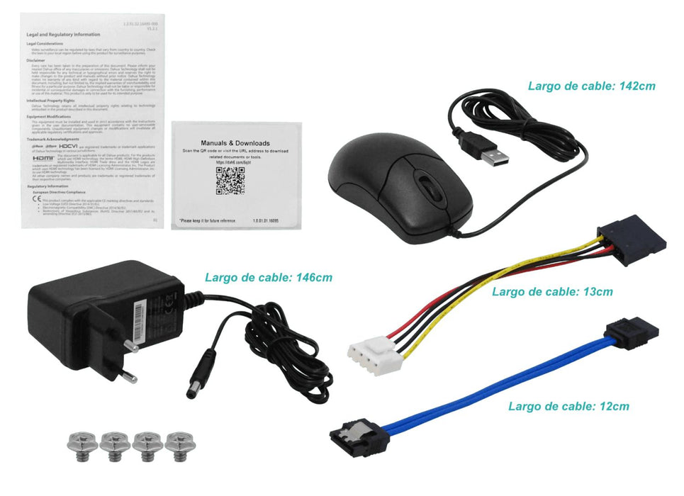 DAHUA DVR Penta 4-BNC 2-IP 1-SATA LAN-100 HDMI Clickbox