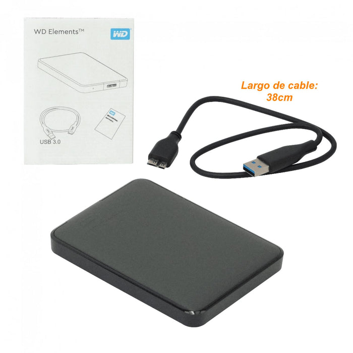 Disco Duro Externo 2TB USB3.0 Portátil Western Clickbox